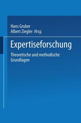 Ziegler / Gruber |  Expertiseforschung | Buch |  Sack Fachmedien