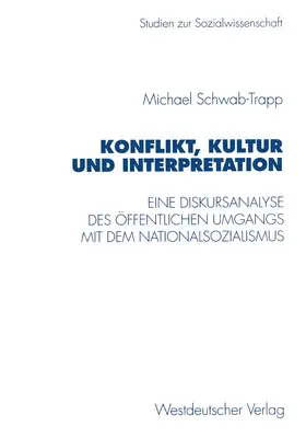 Schwab-Trapp |  Konflikt, Kultur und Interpretation | Buch |  Sack Fachmedien