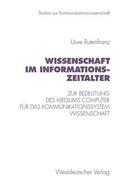 Rutenfranz |  Rutenfranz, U: Wissenschaft im Informationszeitalter | Buch |  Sack Fachmedien