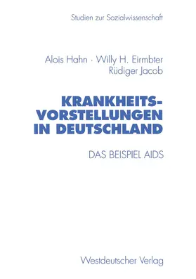 Hahn / Jacob / Eirmbter |  Krankheitsvorstellungen in Deutschland | Buch |  Sack Fachmedien
