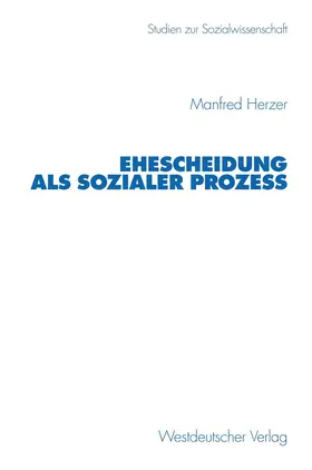 Herzer |  Ehescheidung als sozialer Prozeß | Buch |  Sack Fachmedien