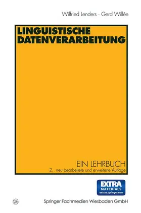 Willée / Lenders |  Linguistische Datenverarbeitung | Buch |  Sack Fachmedien