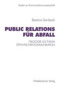 Dernbach |  Dernbach, B: Public Relations für Abfall | Buch |  Sack Fachmedien