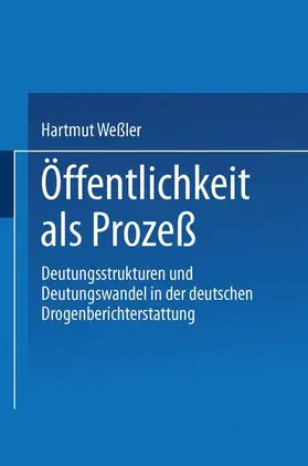 Weßler |  Öffentlichkeit als Prozeß | Buch |  Sack Fachmedien