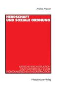 Maurer |  Herrschaft und soziale Ordnung | Buch |  Sack Fachmedien