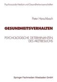 Herschbach |  Herschbach, P: Gesundheitsverhalten | Buch |  Sack Fachmedien
