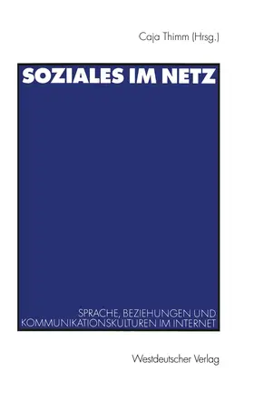 Thimm |  Soziales im Netz | Buch |  Sack Fachmedien