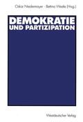 Niedermayer / Westle |  Demokratie und Partizipation | Buch |  Sack Fachmedien