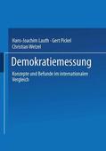 Lauth / Welzel / Pickel |  Demokratiemessung | Buch |  Sack Fachmedien
