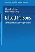 Staubmann / Wenzel |  Talcott Parsons | Buch |  Sack Fachmedien