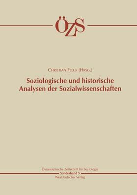 Fleck | Soziologische und historische Analysen der Sozialwissenschaf | Buch | 978-3-531-13509-0 | sack.de