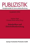 Vogel / Holtz-Bacha |  Zeitschriften und Zeitschriftenforschung | Buch |  Sack Fachmedien