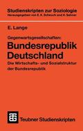  Gegenwartsgesellschaften: Bundesrepublik Deutschland | Buch |  Sack Fachmedien