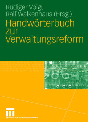 Walkenhaus / Voigt |  Handwörterbuch zur Verwaltungsreform | Buch |  Sack Fachmedien