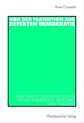 Croissant |  Von der Transition zur defekten Demokratie | Buch |  Sack Fachmedien