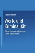 Hermann |  Werte und Kriminalität | Buch |  Sack Fachmedien