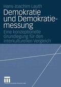 Lauth |  Demokratie und Demokratiemessung | Buch |  Sack Fachmedien