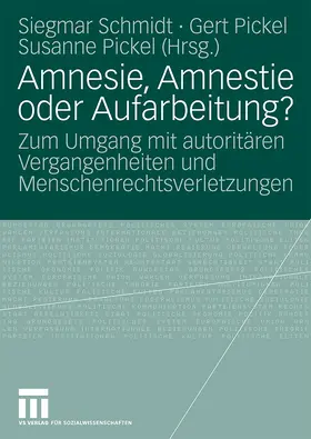 Schmidt / Pickel |  Amnesie, Amnestie oder Aufarbeitung? | Buch |  Sack Fachmedien