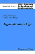 Allmendinger / Hinz |  Organisationssoziologie | Buch |  Sack Fachmedien