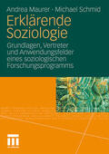 Schmid / Maurer |  Erklärende Soziologie | Buch |  Sack Fachmedien
