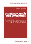 Schnabel |  Schnabel, A: Rationalität der Emotionen | Buch |  Sack Fachmedien