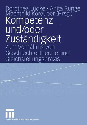Lüdke / Koreuber / Runge |  Kompetenz und/oder Zuständigkeit | Buch |  Sack Fachmedien