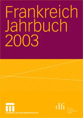 Albertin / Asholt / Baasner |  Frankreich Jahrbuch 2003 | Buch |  Sack Fachmedien