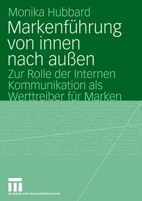 Hubbard |  Markenführung von innen nach außen | Buch |  Sack Fachmedien