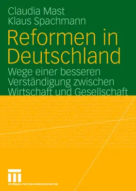 Mast / Spachmann |  Reformen in Deutschland | Buch |  Sack Fachmedien