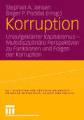 Priddat / Jansen |  Korruption | Buch |  Sack Fachmedien