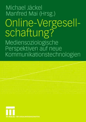 Jäckel / Mai |  Online-Vergesellschaftung? | Buch |  Sack Fachmedien