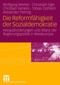 Merkel / Egle / Petring |  Die Reformfähigkeit der Sozialdemokratie | Buch |  Sack Fachmedien