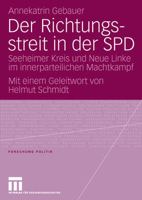 Gebauer |  Gebauer, A: Richtungsstreit in der SPD | Buch |  Sack Fachmedien