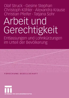 Struck / Stephan / Sohr |  Arbeit und Gerechtigkeit | Buch |  Sack Fachmedien