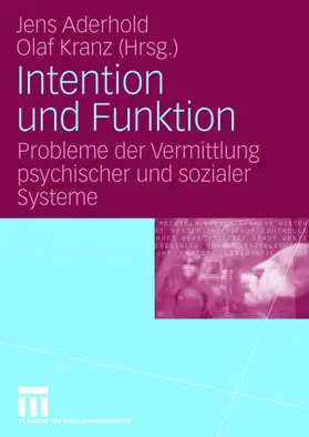 Aderhold / Kranz |  Intention und Funktion | Buch |  Sack Fachmedien