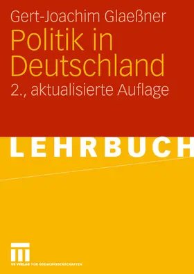 Glaeßner | Politik in Deutschland | Buch | 978-3-531-15213-4 | www.sack.de
