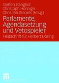 Ganghof / Stecker / Hönnige |  Parlamente, Agendasetzung und Vetospieler | Buch |  Sack Fachmedien
