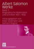 Gostmann / Wagner |  Albert Salomon Werke | Buch |  Sack Fachmedien