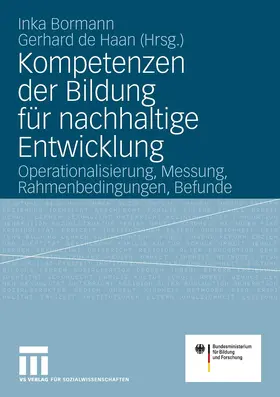 de Haan / Bormann |  Kompetenzen der Bildung für nachhaltige Entwicklung | Buch |  Sack Fachmedien