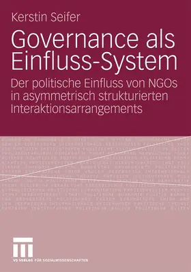 Seifer | Governance als Einfluss-System | Buch | 978-3-531-15793-1 | www.sack.de