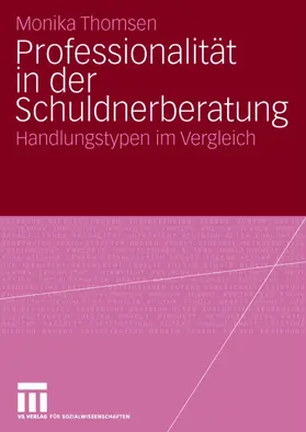 Thomsen | Professionalität in der Schuldnerberatung | Buch | 978-3-531-15823-5 | www.sack.de