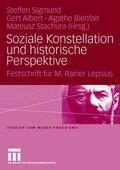 Sigmund / Albert / Bienfait |  Soziale Konstellation und historische Perspektive | Buch |  Sack Fachmedien
