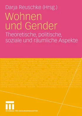 Reuschke | Wohnen und Gender | Buch | 978-3-531-15910-2 | www.sack.de