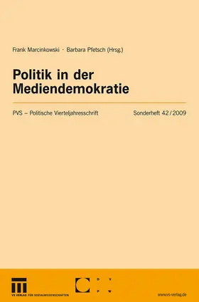 Pfetsch / Marcinkowski |  Politik in der Mediendemokratie | Buch |  Sack Fachmedien
