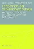 Schade / Engeln |  Fortschritte der Verkehrspsychologie | Buch |  Sack Fachmedien