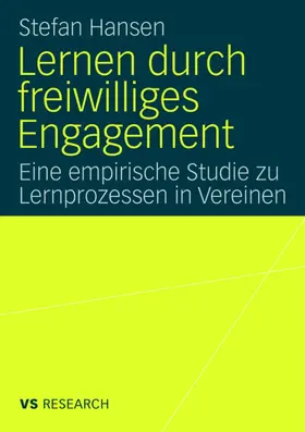 Hansen |  Lernen durch freiwilliges Engagement | Buch |  Sack Fachmedien