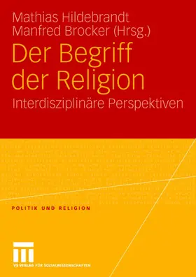Brocker / Hildebrandt |  Der Begriff der Religion | Buch |  Sack Fachmedien