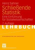 Sahner |  Sahner, H: Schließende Statistik | Buch |  Sack Fachmedien