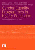 Grenz / Kortendiek / Kriszio |  Gender Equality Programmes in Higher Education | Buch |  Sack Fachmedien