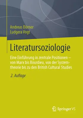 Vogt / Dörner |  Literatursoziologie | Buch |  Sack Fachmedien